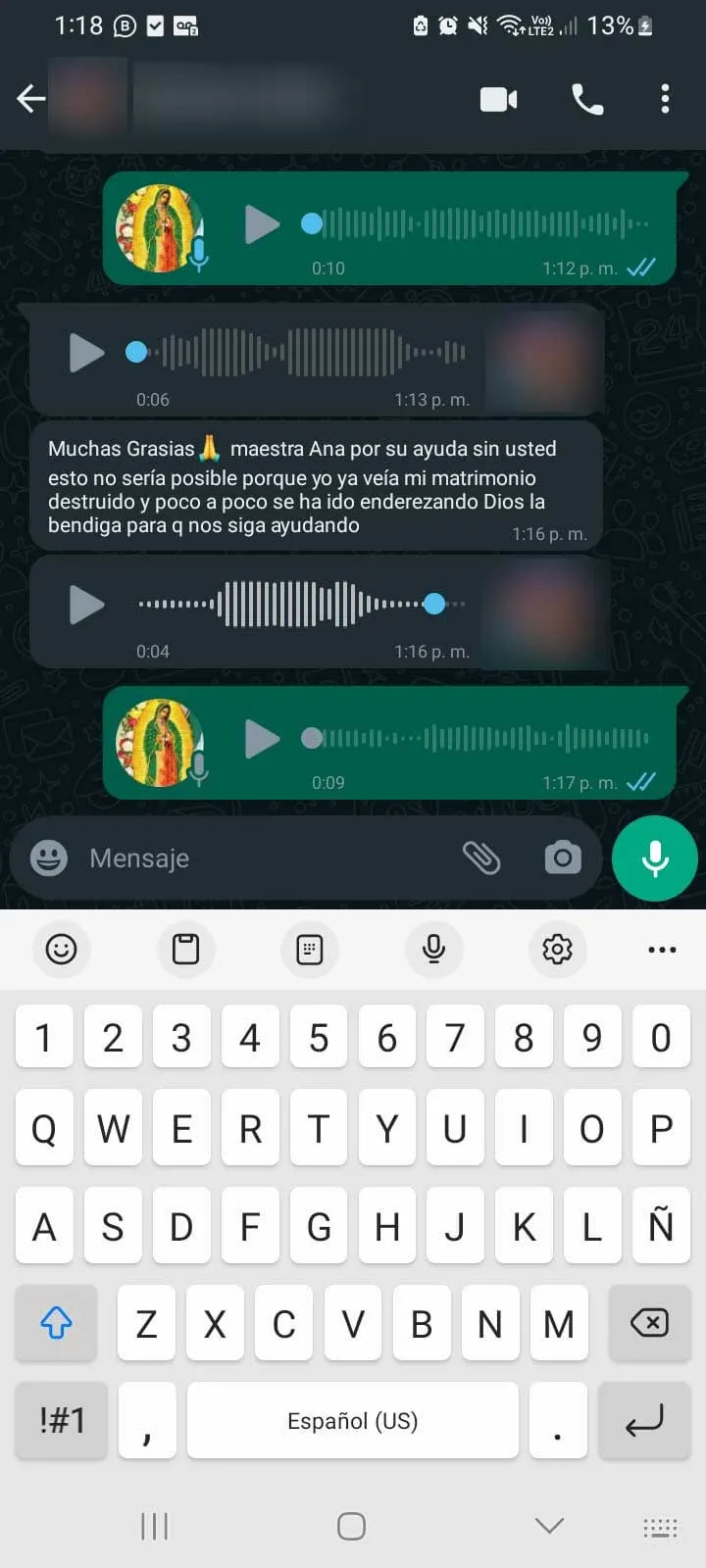 Mensaje de WhatsApp de un cliente (5)