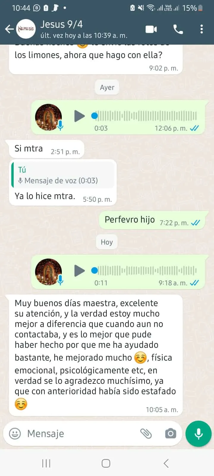 Mensaje de WhatsApp de un cliente (7)